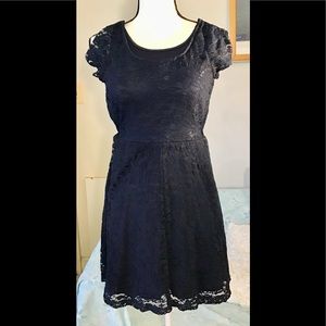 Wetseal blue dress with lining. XS